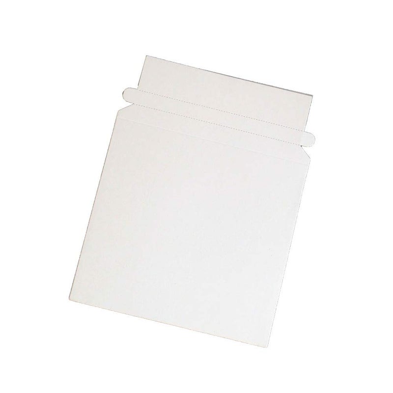 Maxtek CD/DVD Disc White Cardboard Mailers, 6 x 6 3/8 Inches, Self Seal Adhesive Flap, 100 pack. - Image 2
